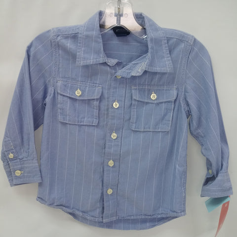 Long Sleeve Button Up Shirt   by Baby Gap  Size 4
