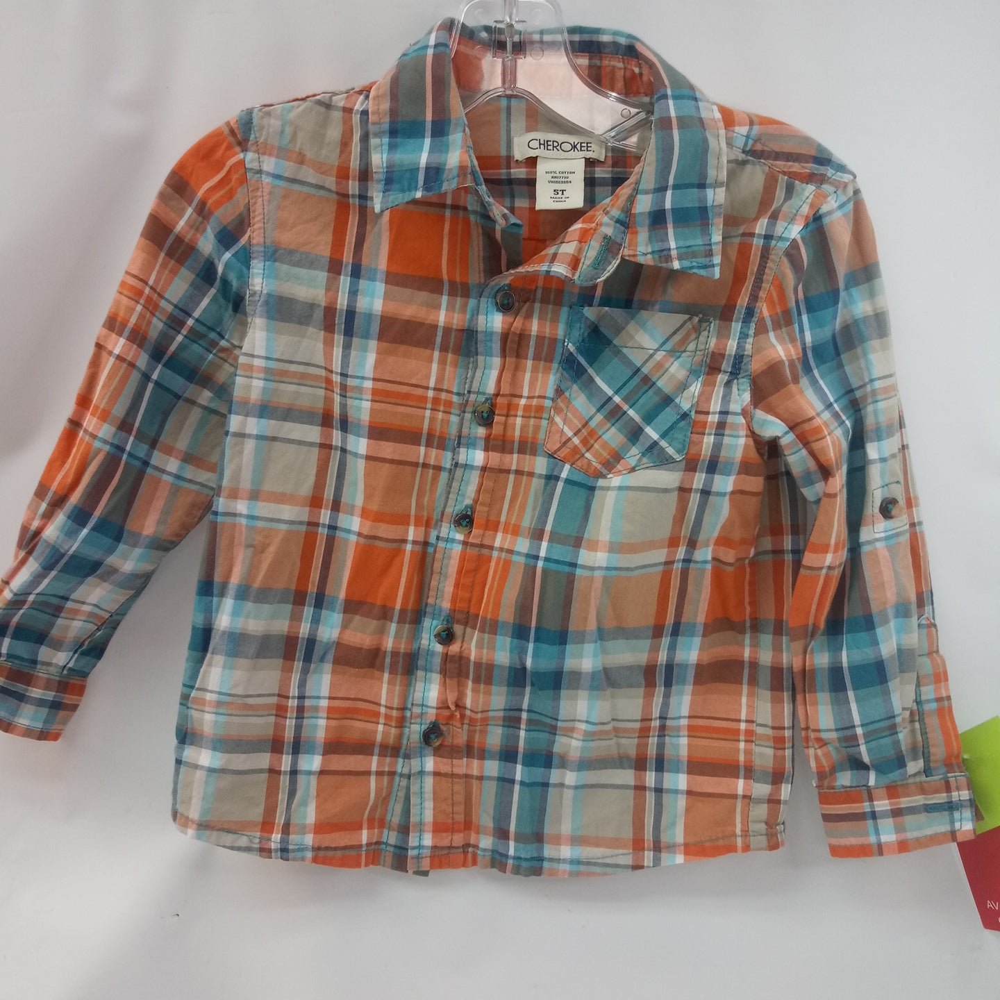 Long Sleeve Button Up Shirt by Cherokee         Size 5T