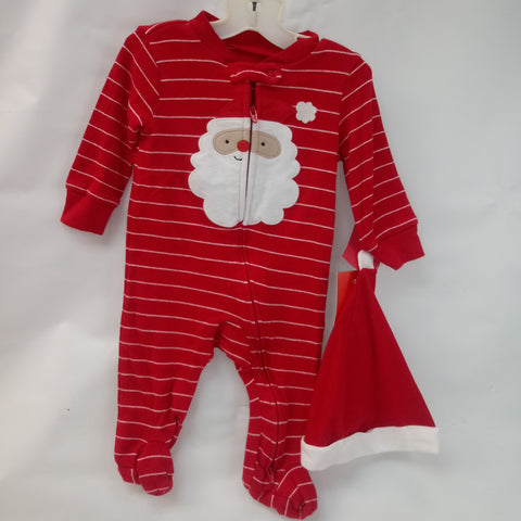 Long Sleeve 1pc Pajamas with Hat by Just One You Carters  Size 6m