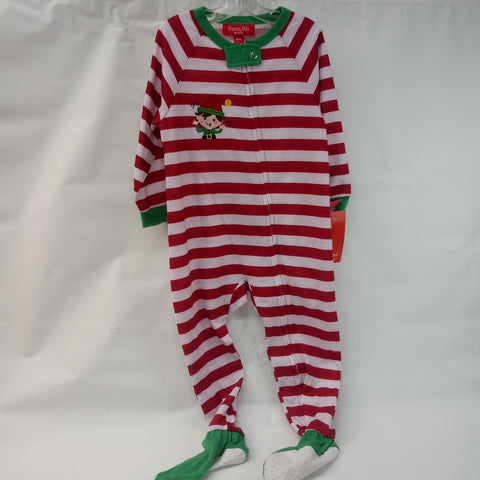 Long Sleeve 1pc Pajamas  by Family PJs Macys    Size 24m