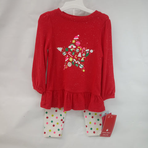 NEW Long Sleeve 2pc Outfit by Cat & Jack      Size 18m