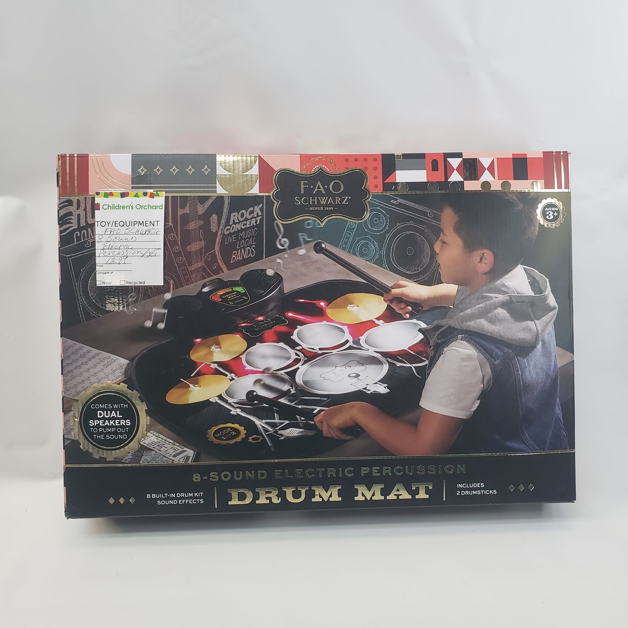 FAO Schwarz 8 sound Electric Percussion Drum Mat