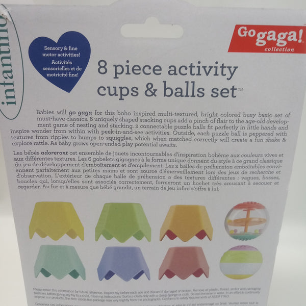 Infantino 8pc Activity Cups & Balls Set