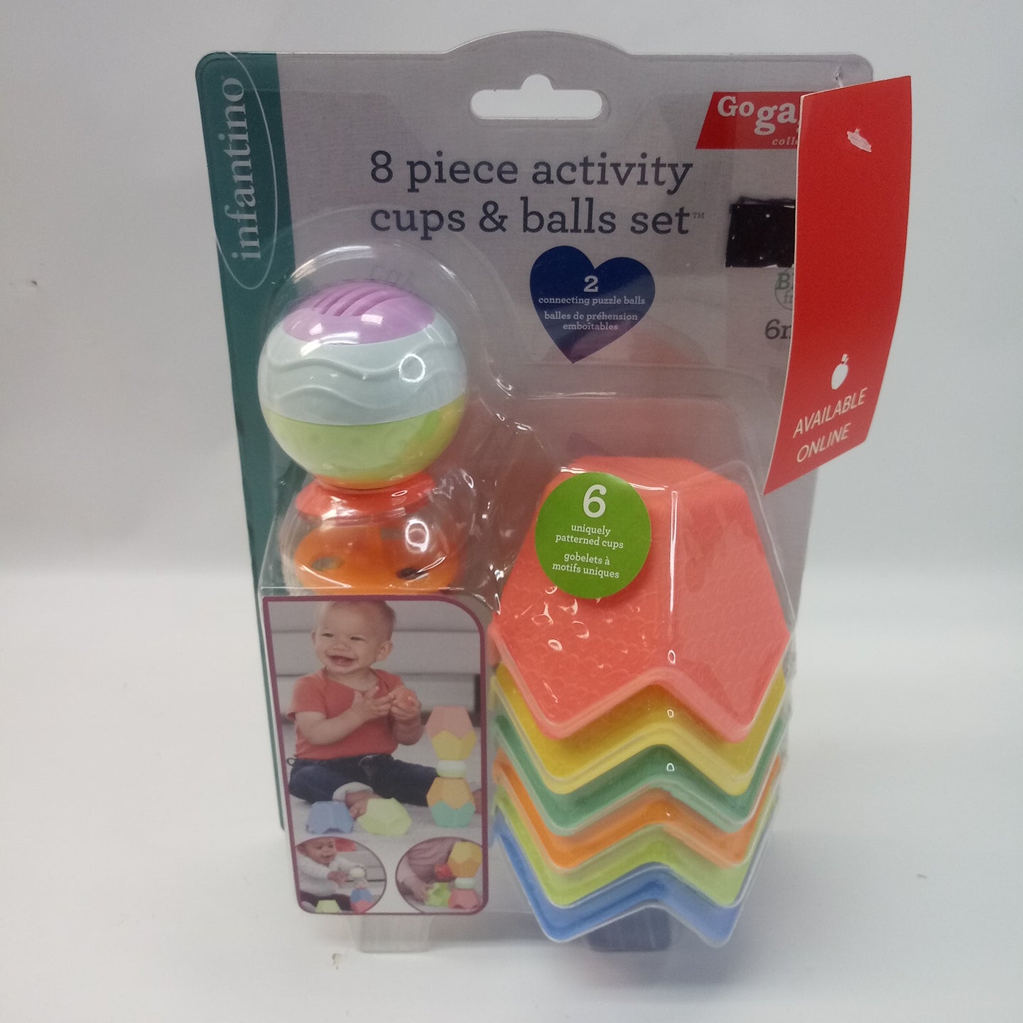 Infantino 8pc Activity Cups & Balls Set