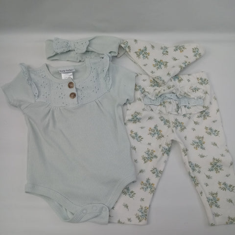 Short Sleeve 2pc Outfit by Nicole Hiller NY    Size 6-9m