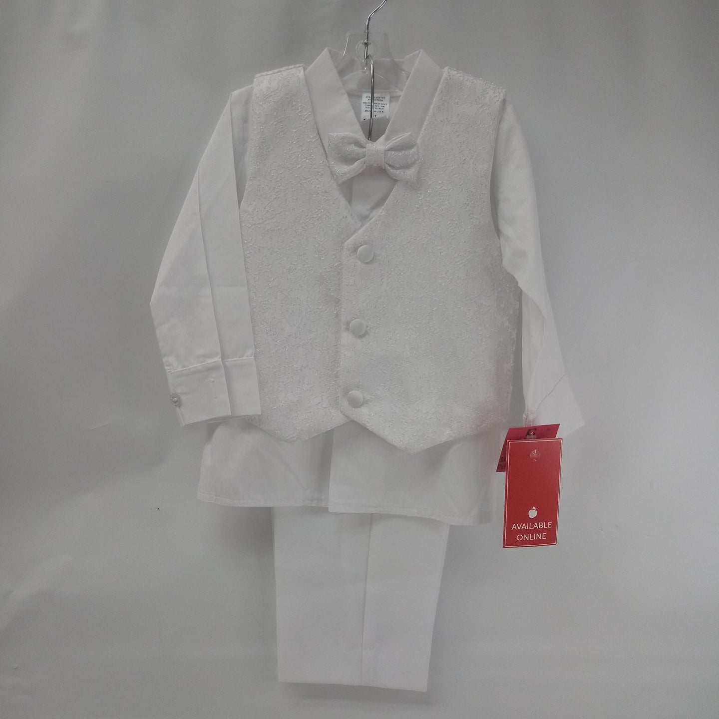 NEW 4pc Baptism Outfit by Lito Childrens Wear    Size 3T