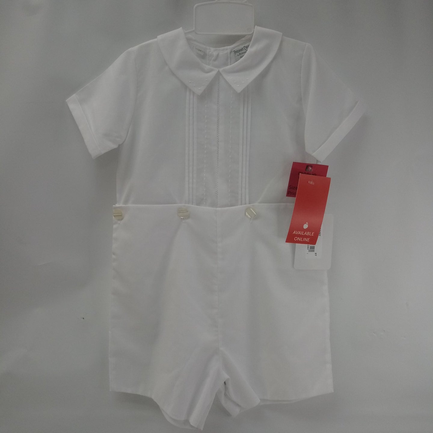 NEW 2pc Baptism Outfit by Friedknit Creations by Feltman Brothers     Size 3T