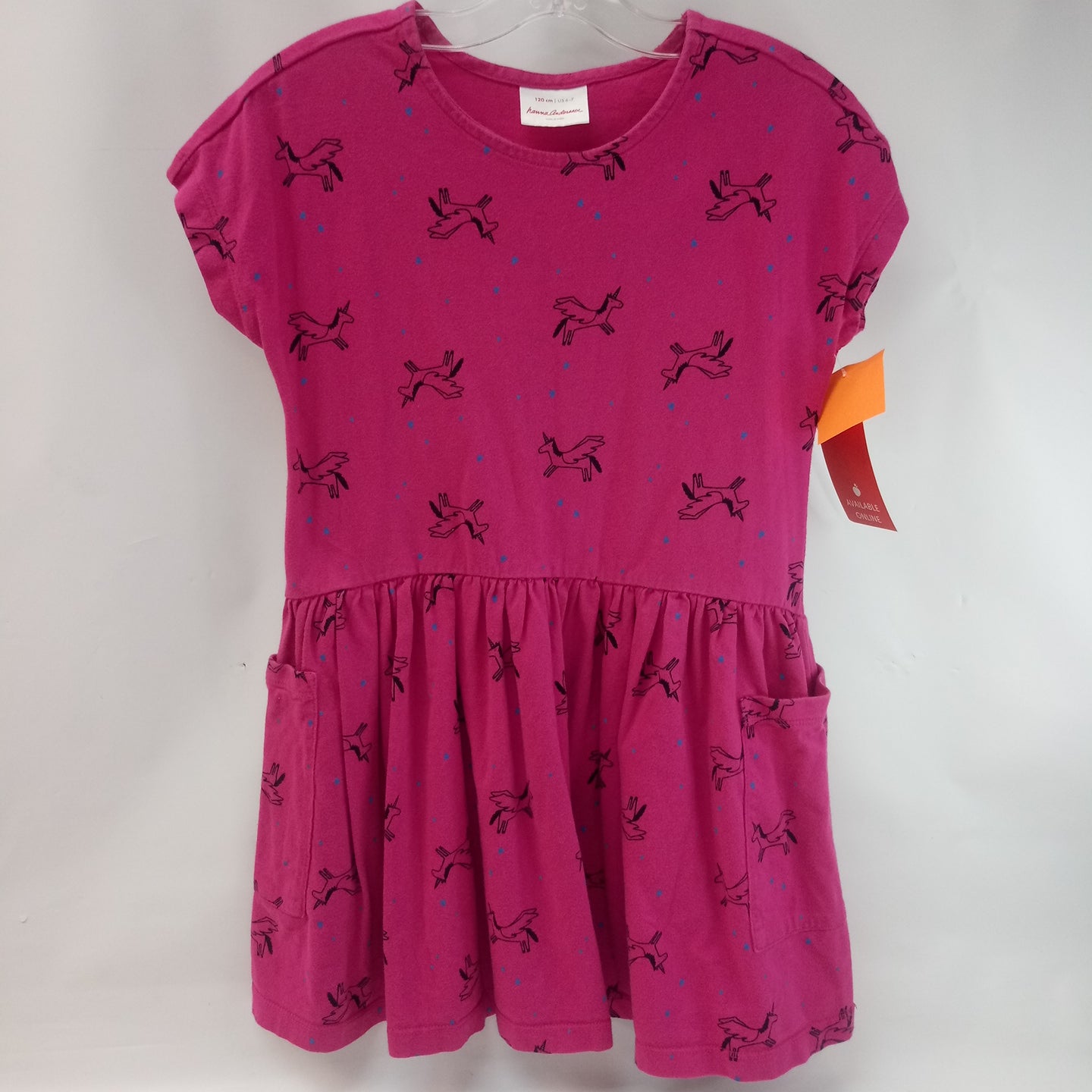 Short Sleeve Dress by Hanna Anderson     Size 6-7