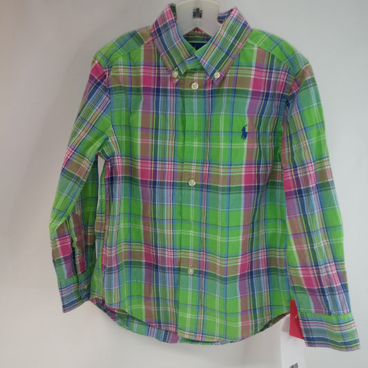 Long Sleeve Button Down Shirt by Ralph Lauren    Size 4