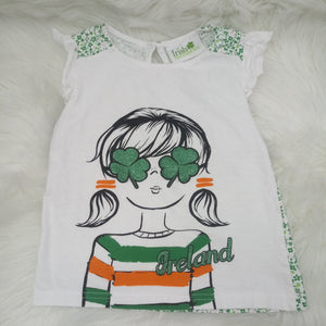 Short Sleeve Shirt  by Irish Memories      Size 5-6