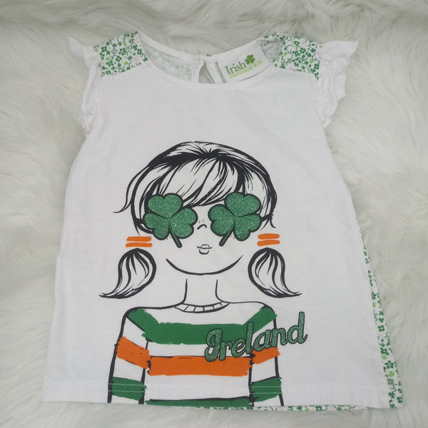 Short Sleeve Shirt  by Irish Memories      Size 5-6