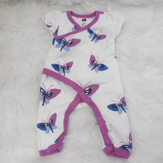 Short Sleeve Romper by Tea   Size 0-3m