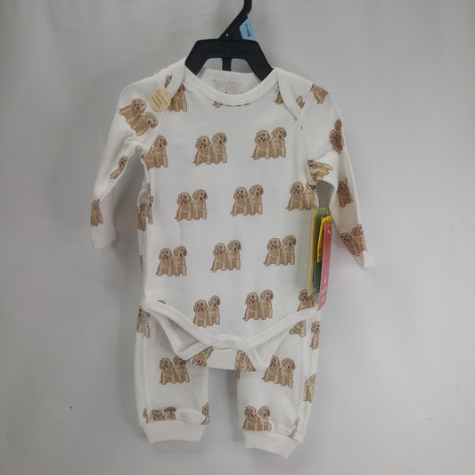 NEW Long Sleeve 2pc Pajamas by M + A Monica + Andy  Size 3-6m