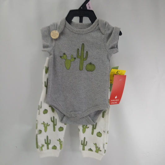 NEW Short Sleeve 2pc Pajamas by M + A Monica + Andy  Size 0-3m