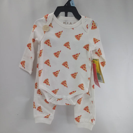 NEW Long Sleeve 2pc Pajamas by M + A Monica + Andy  Size 3-6m