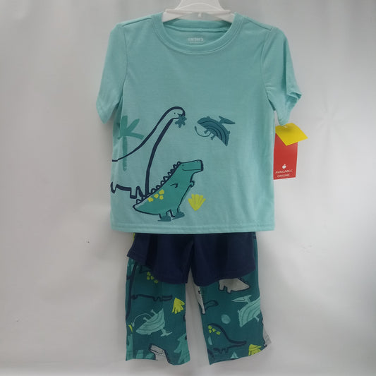 NEW Short Sleeve 3pc Pajamas by M + A Monica + Andy  Size 3T