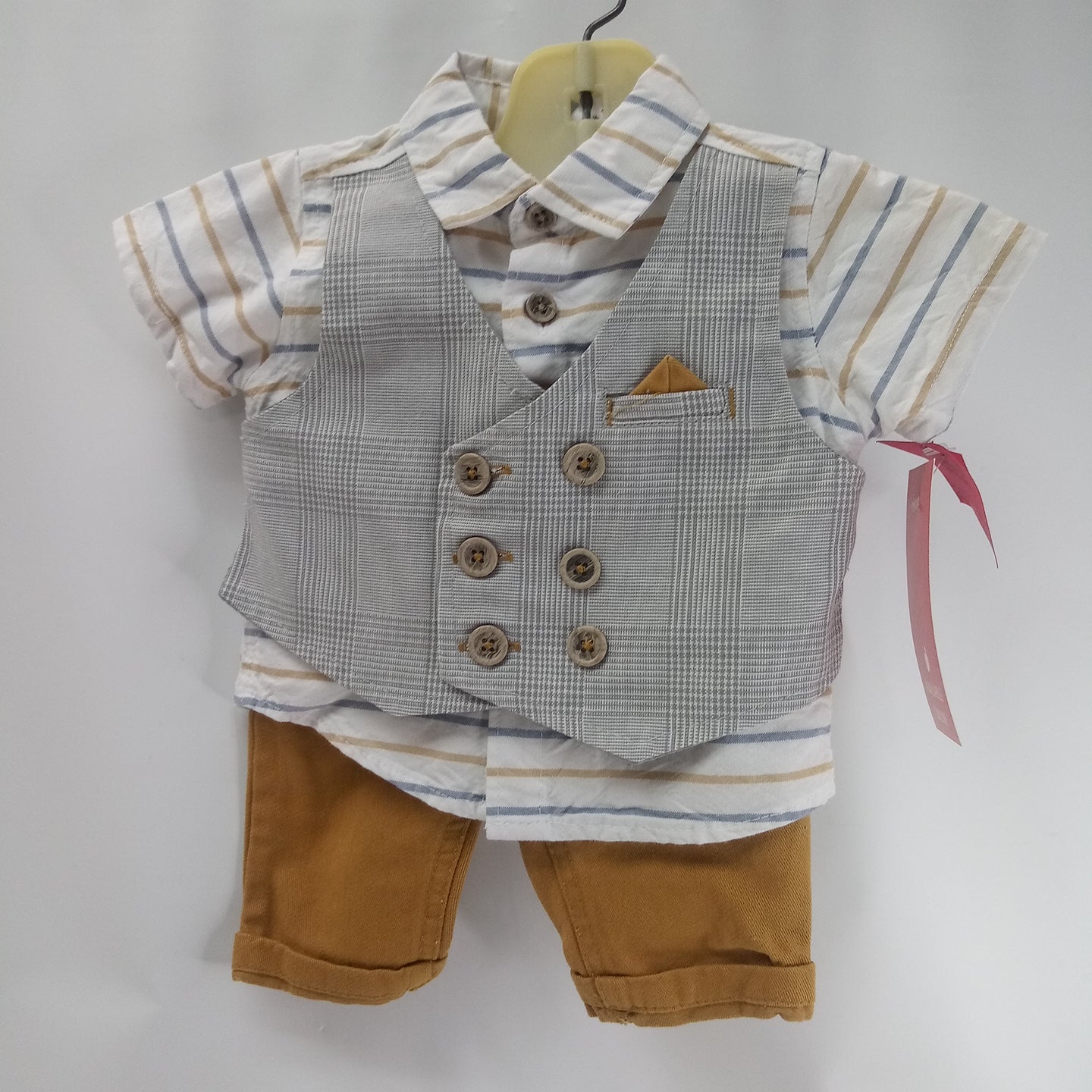 Short Sleeve 2pc Suit  by Little Lad    Size 0-3m
