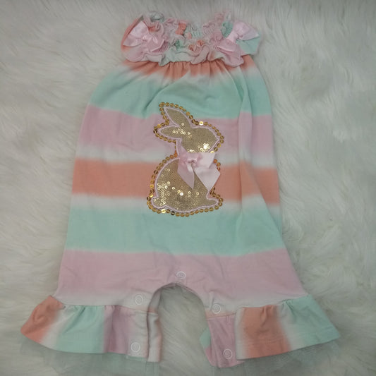 Short Sleeve Romper by Bonnie Baby   Size 3-6m
