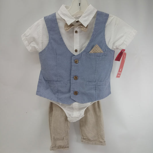 Short Sleeve 2pc Outfit by little gent   Size 12-18m