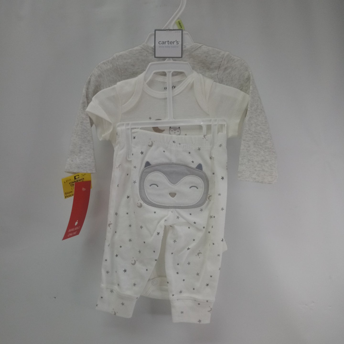 NEW Long Sleeve 3pc Pajamas by Carters     Size 3m