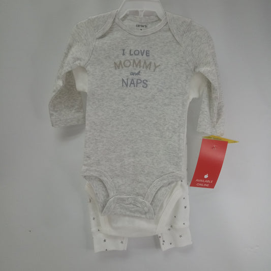 NEW Long Sleeve 3pc Pajamas by Carters     Size 3m
