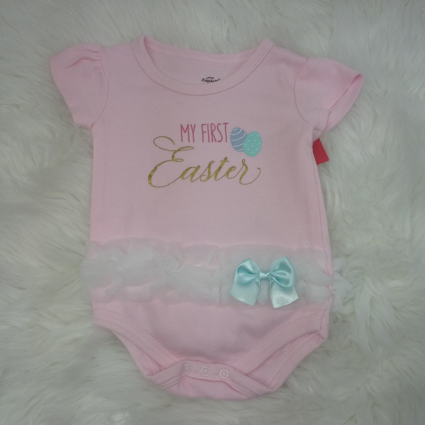 Short Sleeve Onesie by Little Treasure   Size 6-9m