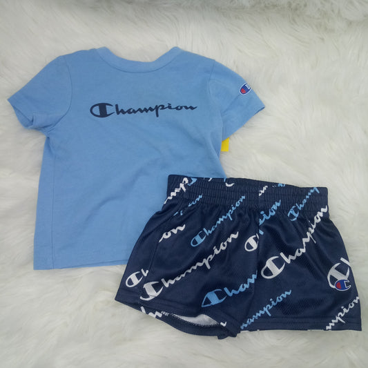 Short Sleeve 2pc Outfit by Champion    Size 3-6m