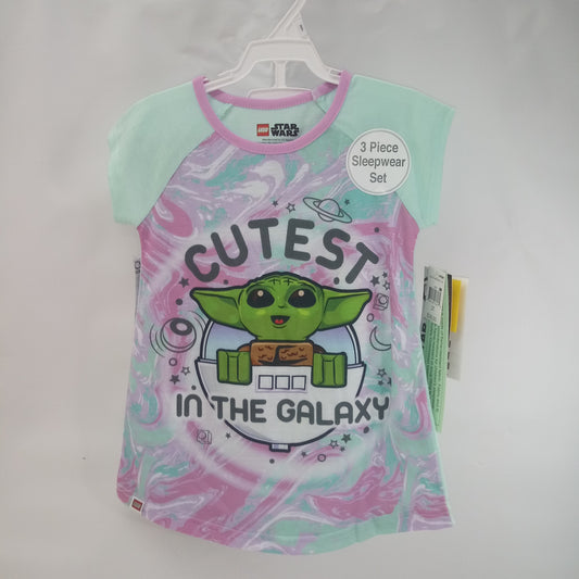 NEW Short Sleeve 3pc Pajama Set by Star Wars Lego     Size 2T