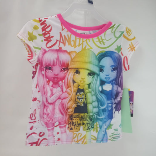 NEW Short Sleeve 2pc Pajama Set by Rainbow High    Size 4-5