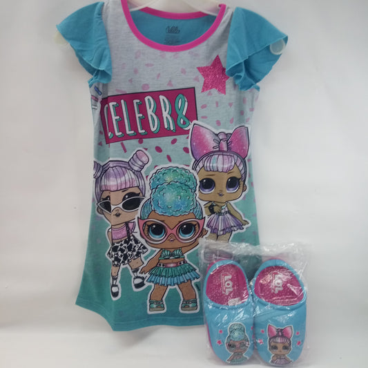 NEW Short Sleeve 2pc Pajama Set by LOL Surprise     Size 6-6X