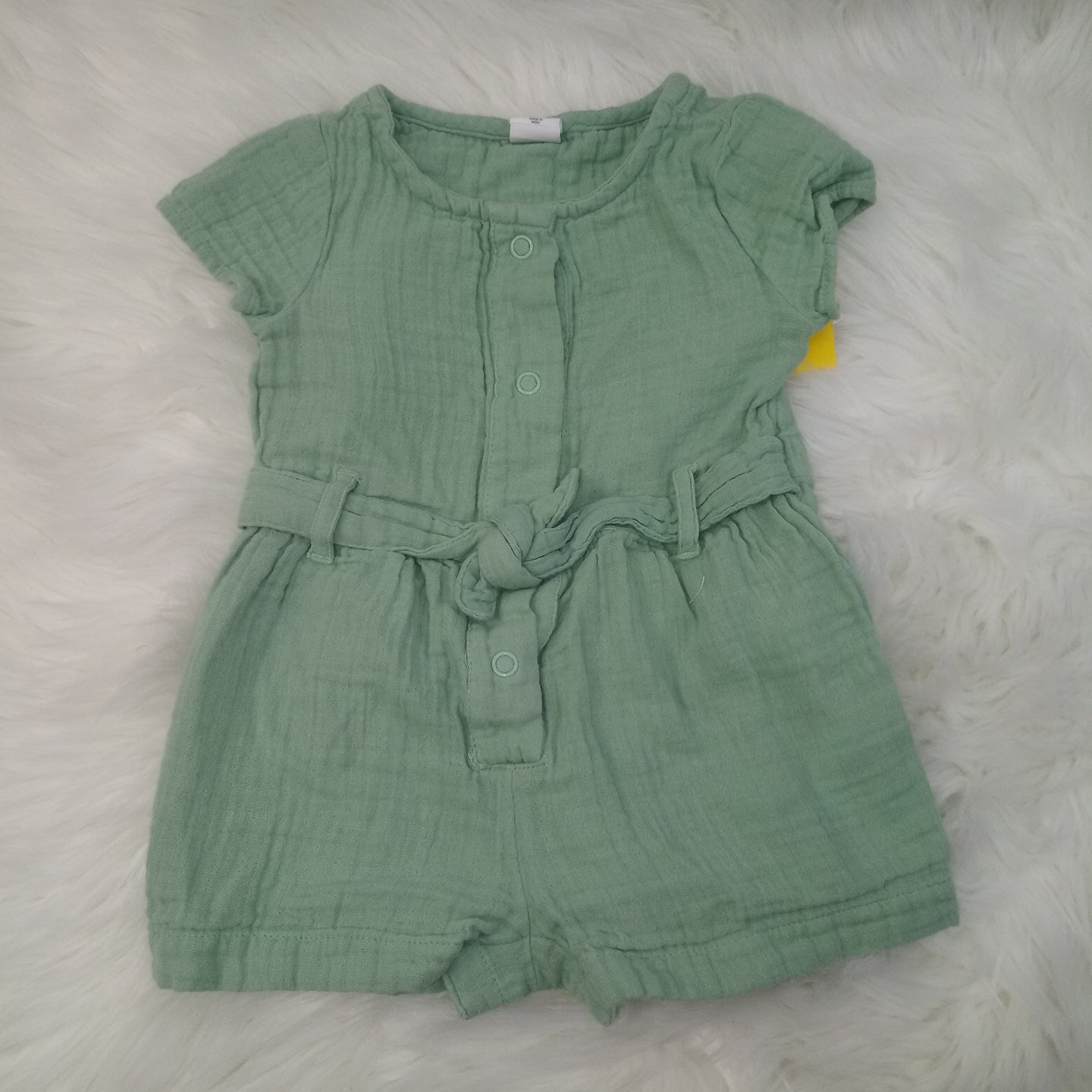 Short Sleeve Romper by baby Gap     Size 6-12m