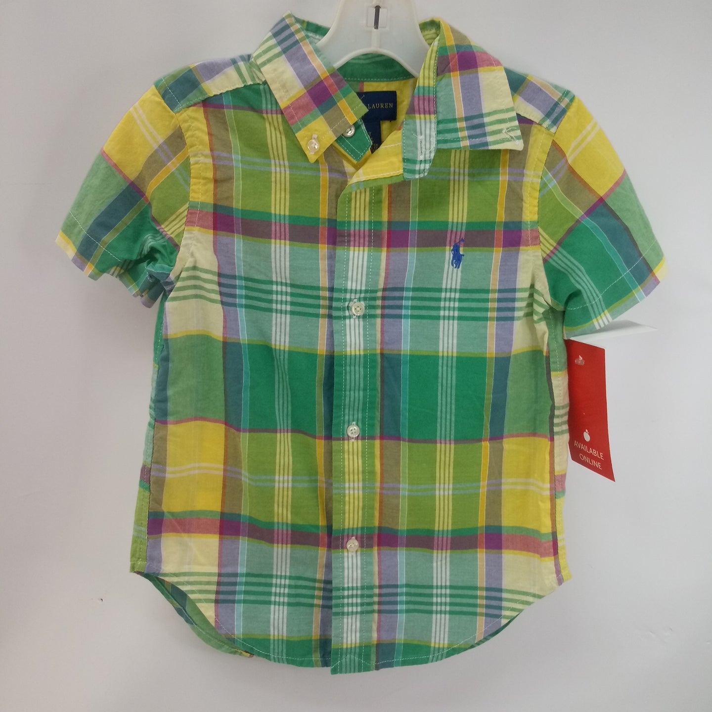 Short Sleeve Button Down Shirt by Ralph Lauren   Size 3T