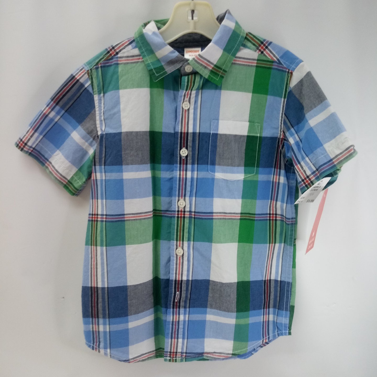 Short Sleeve Button Down Shirt by Gymboree       Size 5-6