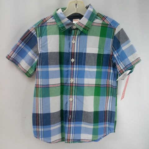 Short Sleeve Button Down Shirt by Gymboree       Size 5-6