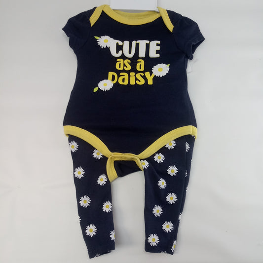 Short Sleeve 2pc Outfit     by Kidgets      Size 0-3m