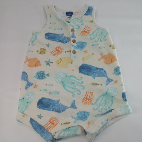 Short Sleeve Romper  by Old Navy    Size 6-12m