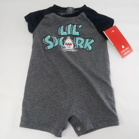 Short Sleeve Romper  by Hurley        Size 6m