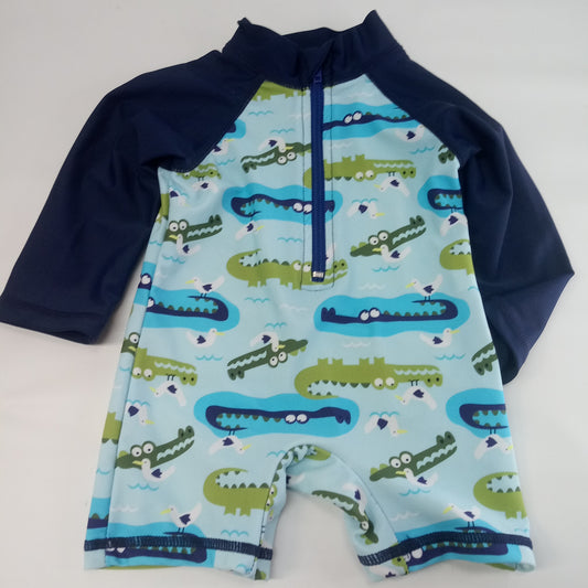 Long Sleeve 1pc Swim Suit    Size 6m