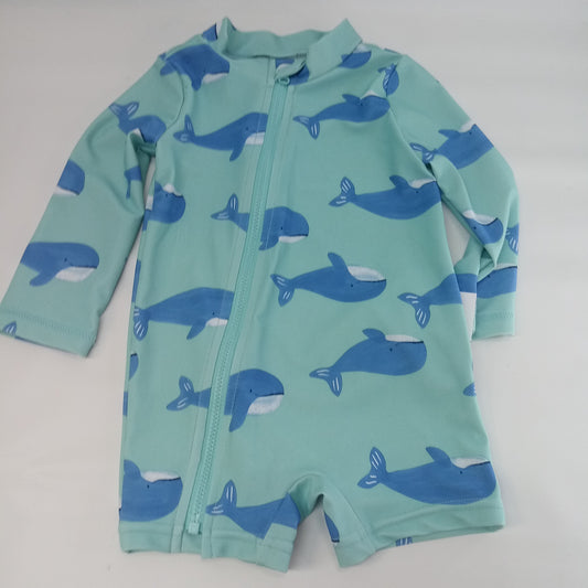 Long Sleeve 1pc Swim Suit by Carters     Size 9m