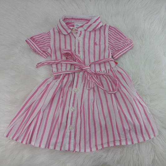 Short Sleeve Dress   by Ralph Lauren    Size 6m
