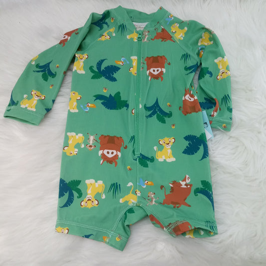 Long Sleeve 1pc Swimsuit   by Hanna Anderson        Size 18-24m