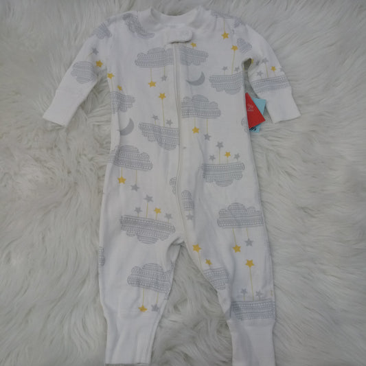 Long Sleeve 1pc Pajamas  by Hanna Anderson   Size 0-3m