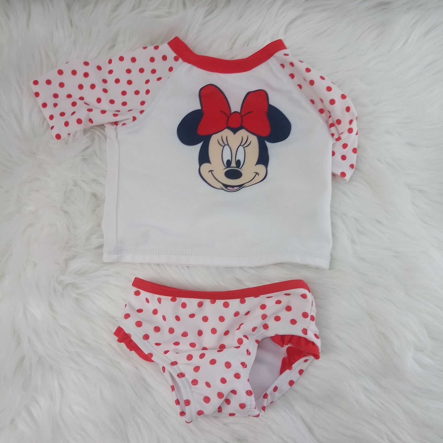 Long Sleeve 2pc Swimsuit by Disney Baby        Size 0-3m
