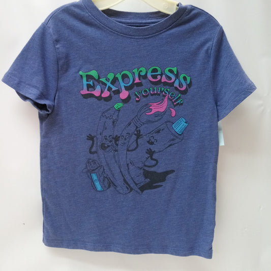 Short Sleeve Shirt by Cat & Jack   Size 4-5