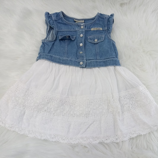 Short Sleeve Dress  by Calvin Klein Jeans   Size 18m