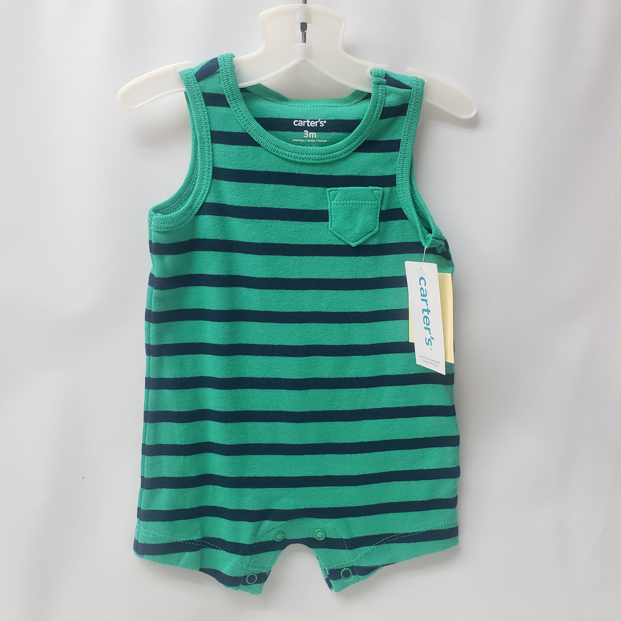NEW Short Sleeve 1pc Romper By Carters Size 3m